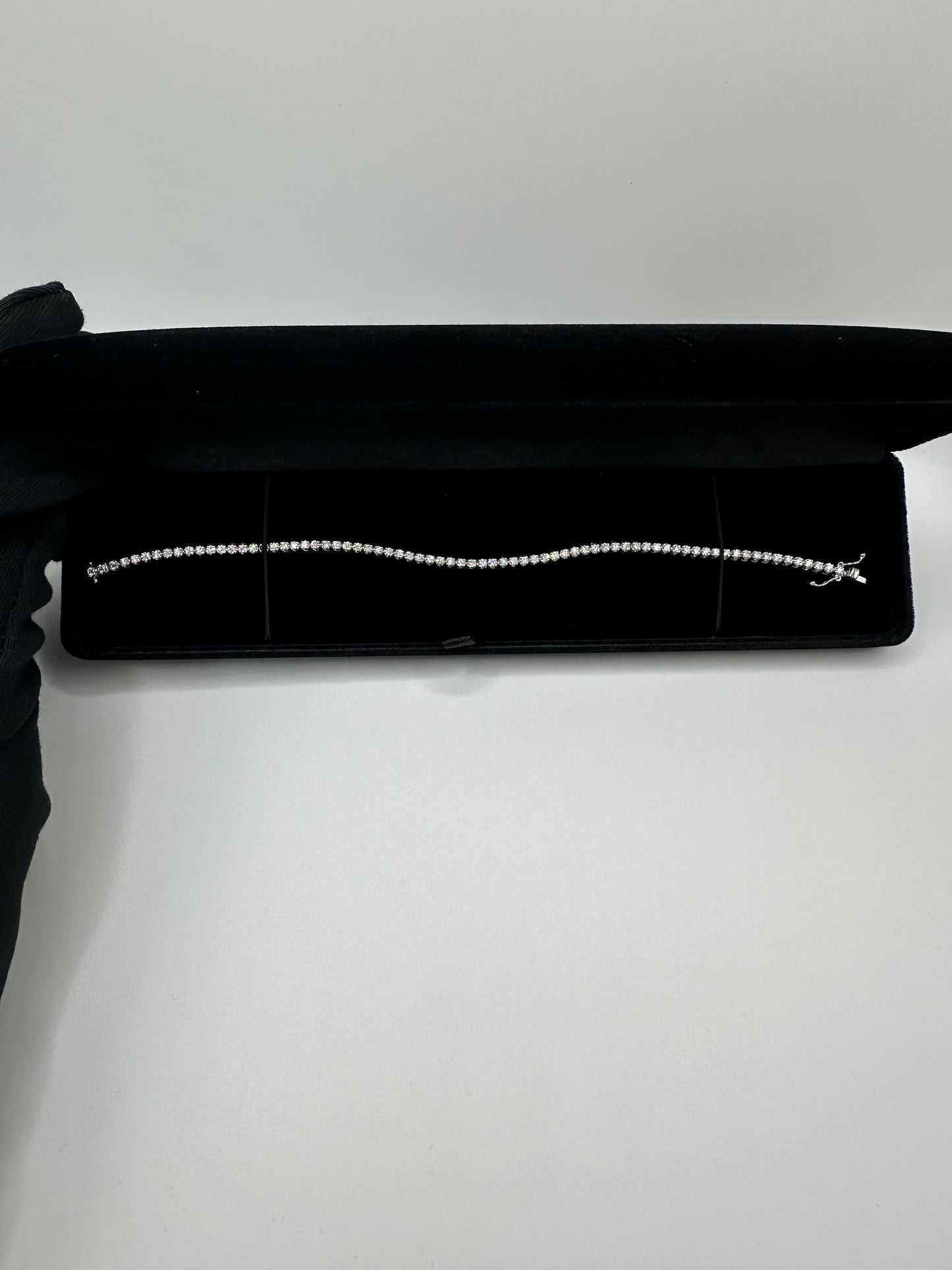 2.01ctw White Gold Tennis Bracelet