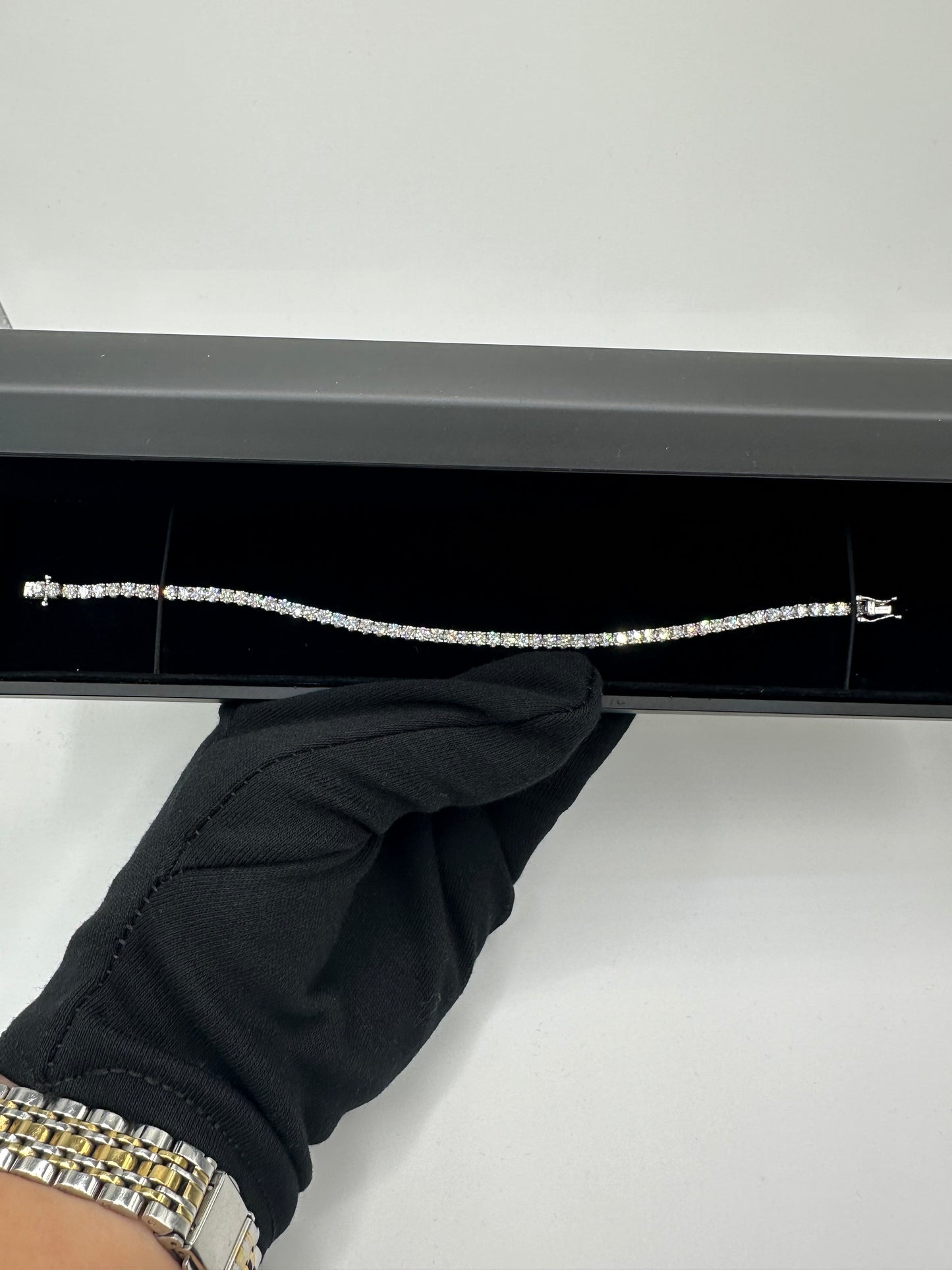 5.00ctw White Gold Tennis Bracelet