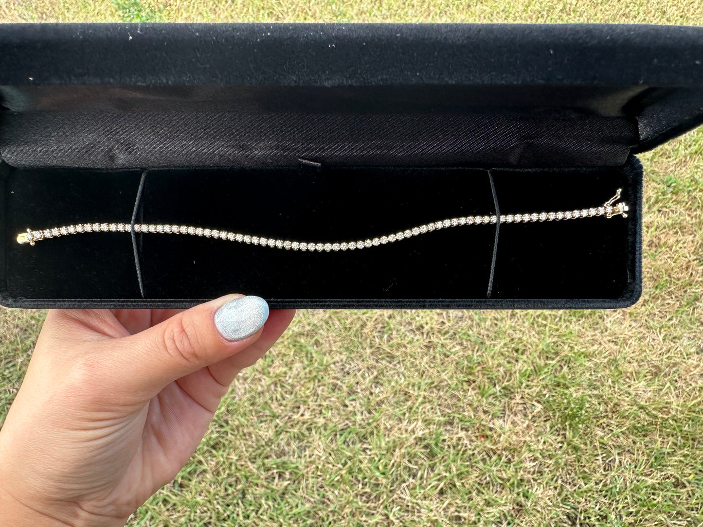 2.01ctw Yellow Gold Tennis Bracelet