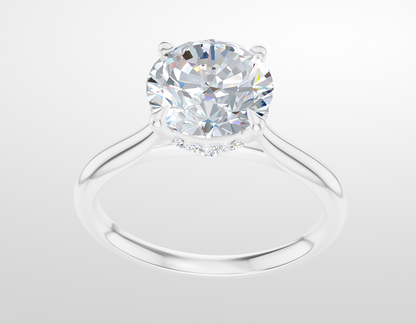 14k White Gold Custom Setting