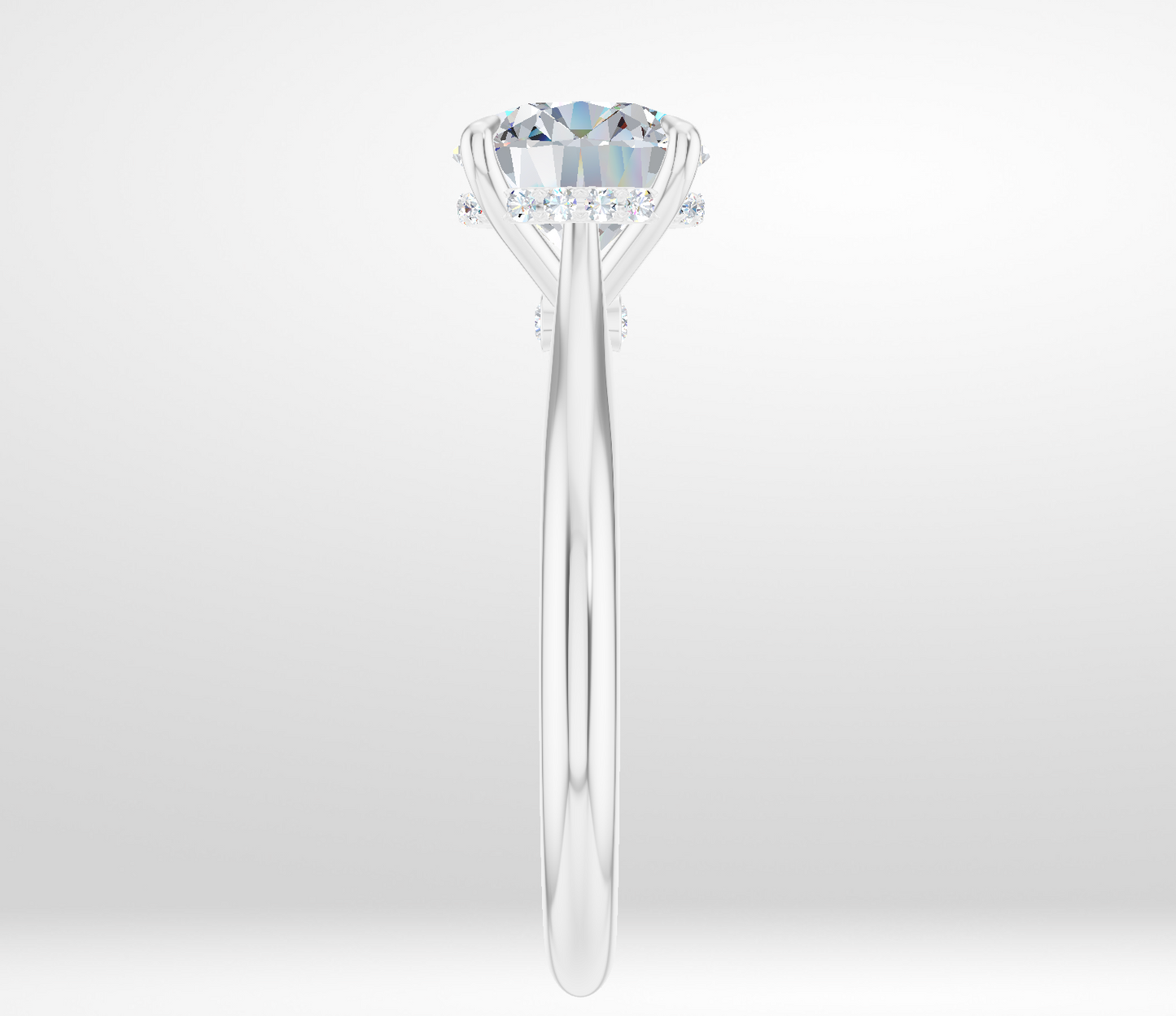 14k White Gold Custom Setting
