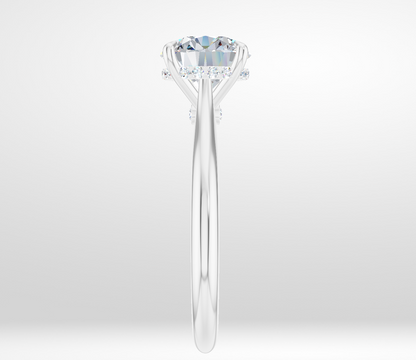 14k White Gold Custom Setting