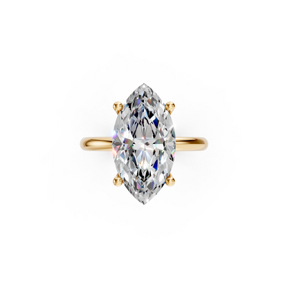 Crescent Halo - Marquise