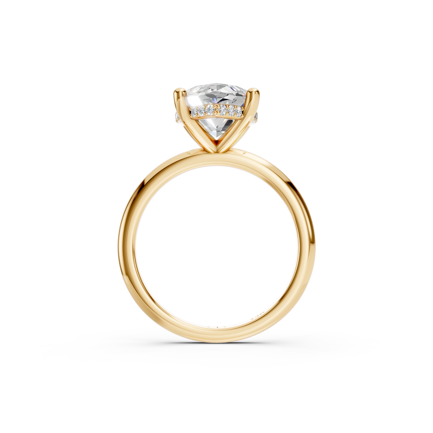 Crescent Halo - Marquise