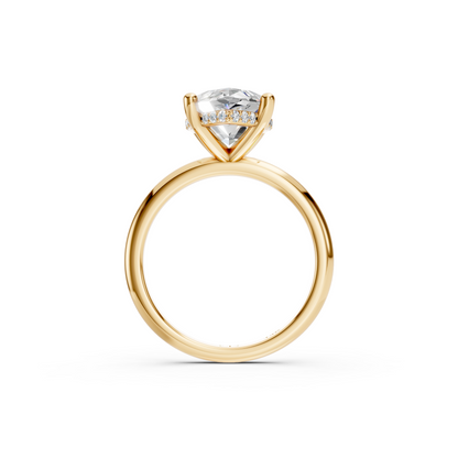 Crescent Halo - Marquise