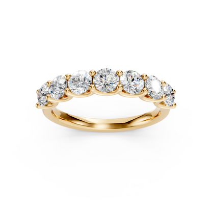 1.00ctw Round diamond Half-Eternity band