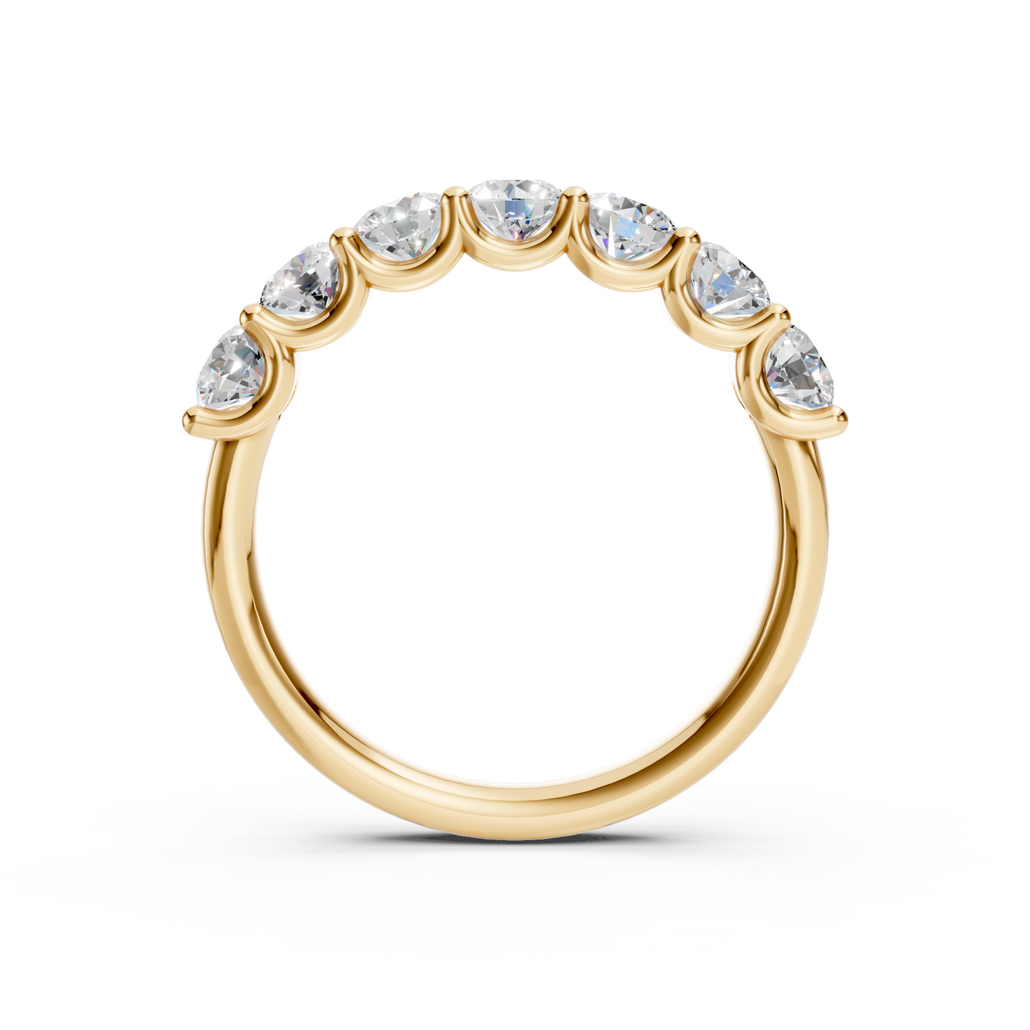 1.00ctw Round diamond Half-Eternity band