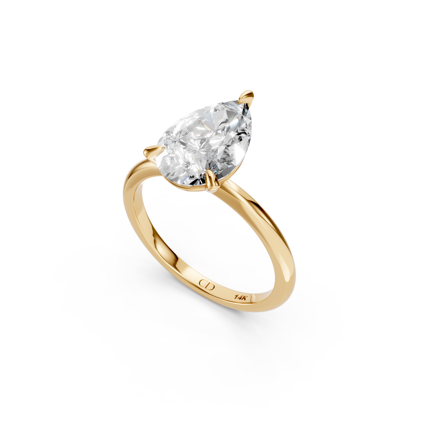 Basket Solitaire - Pear