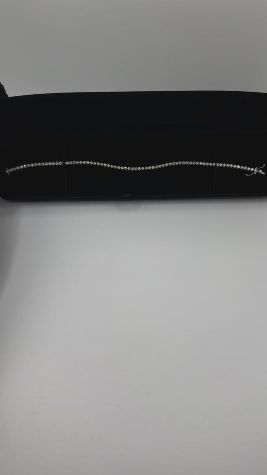 2.01ctw White Gold Tennis Bracelet