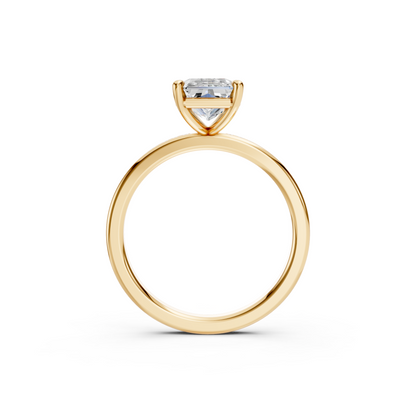 2.5ct Radiant Cut With Channel Set Pavé Engagement Ring