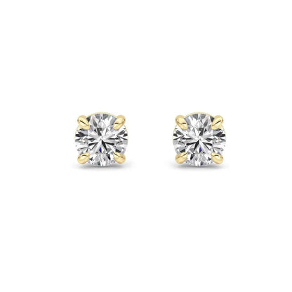 4-Prong Round Studs