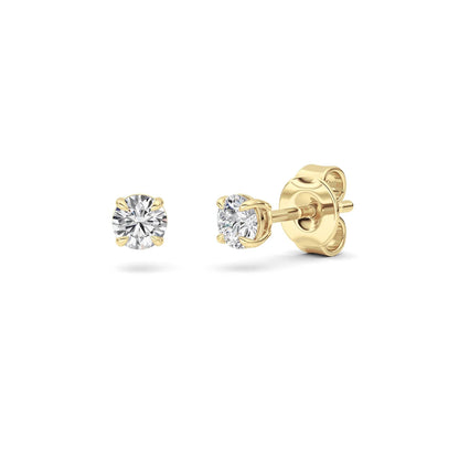 4-Prong Round Studs