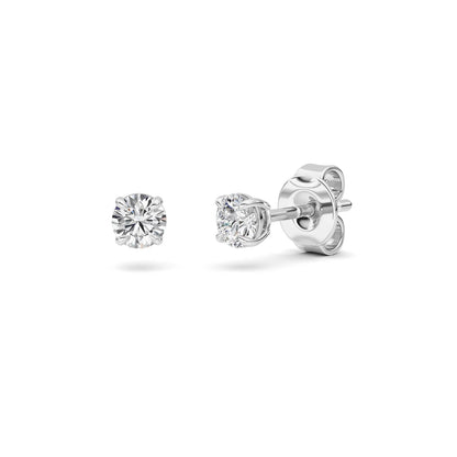 4-Prong Round Studs