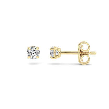 4-Prong Round Studs